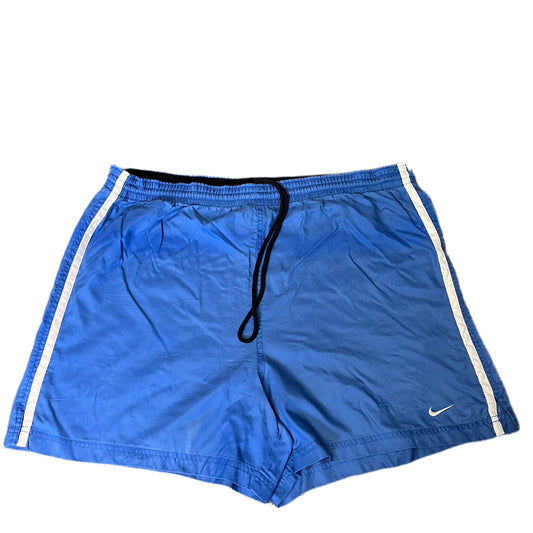 Nike Athletic Shorts Mens XL 38" Waist Blue Performance Drawstring Gym Training