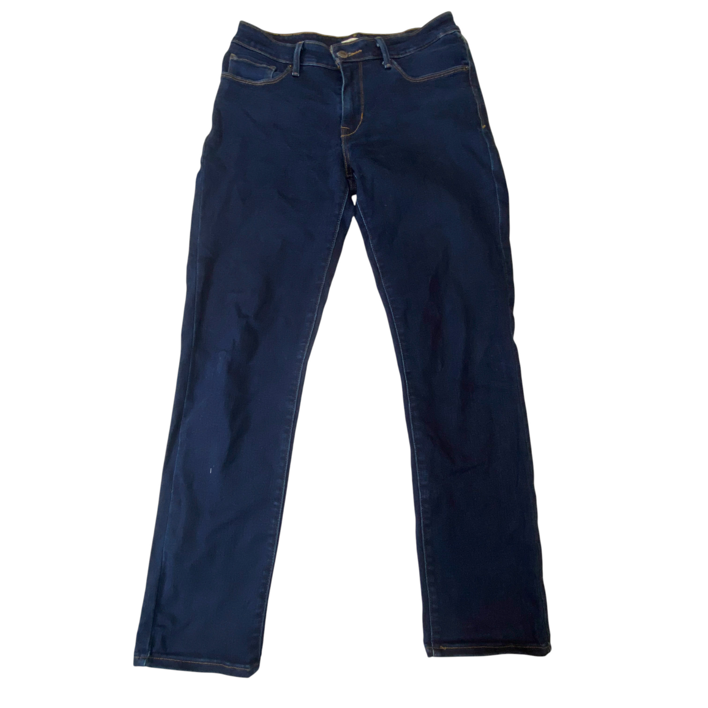 Levi's Jeans Womens Medium Blue Denim Mid Rise Skinny Fit Medium Wash Outdoor