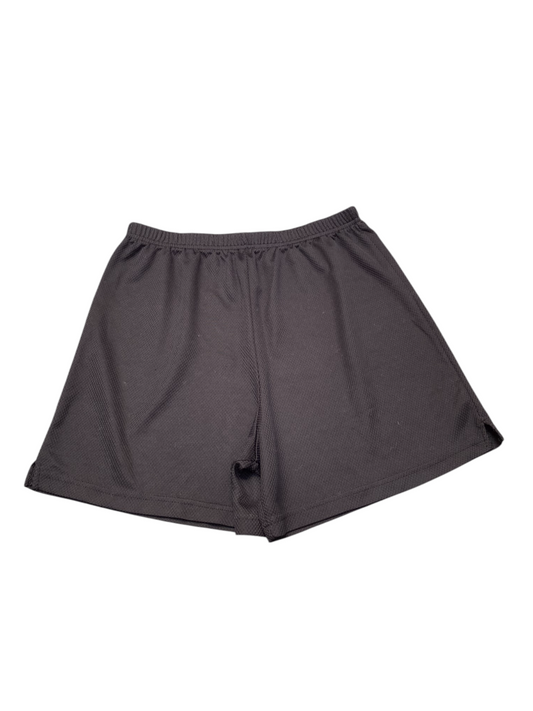 Basketball Shorts 29W Black Mesh High Rise Athletic Fit Elastic Waist Running