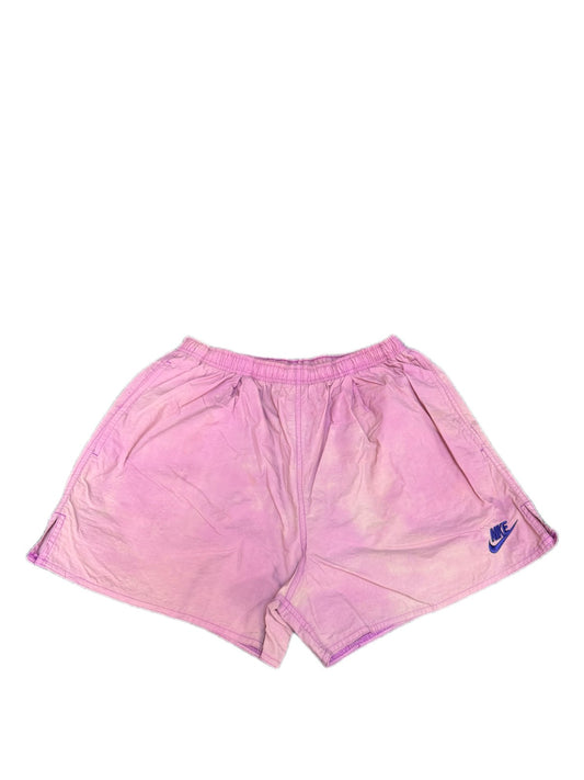 Vtg Nike Swim Trunks Shorts Fits as Mens S 29" Waist Pink Surf Surfing Pull On