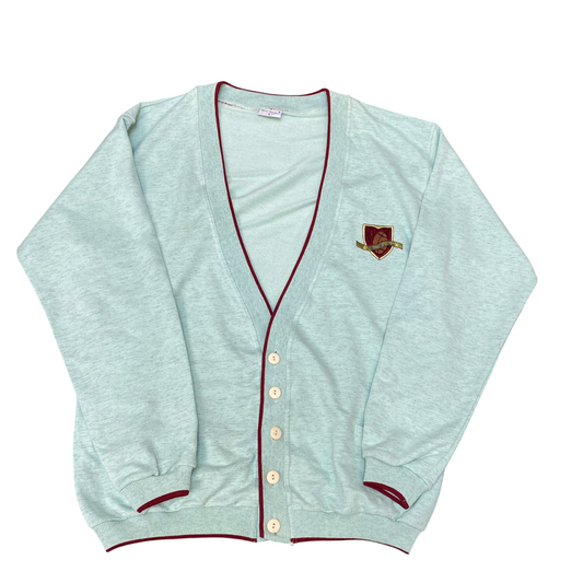 Blue Seven Cardigan Jumper Womens Large Blue Long Sleeve V-Neck Button Front