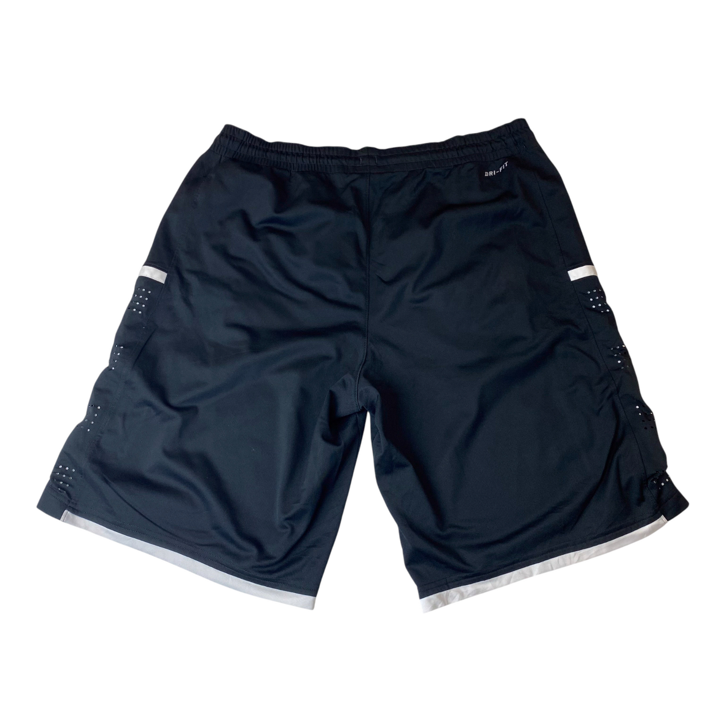 Nike Basketball Shorts Mens L Black Dri-Fit Gym Training Elastic Waist Outdoor