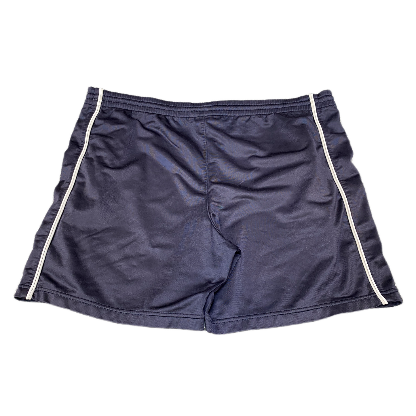 Athletic Shorts Women 2XL 40" Waist Navy Stretch Gym Training Workout Drawstring