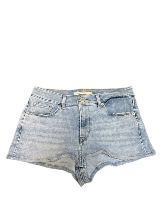 Levi's Jean Bermuda Shorts Fits as Womens Medium 29" Waist Blue Denim Light Wash