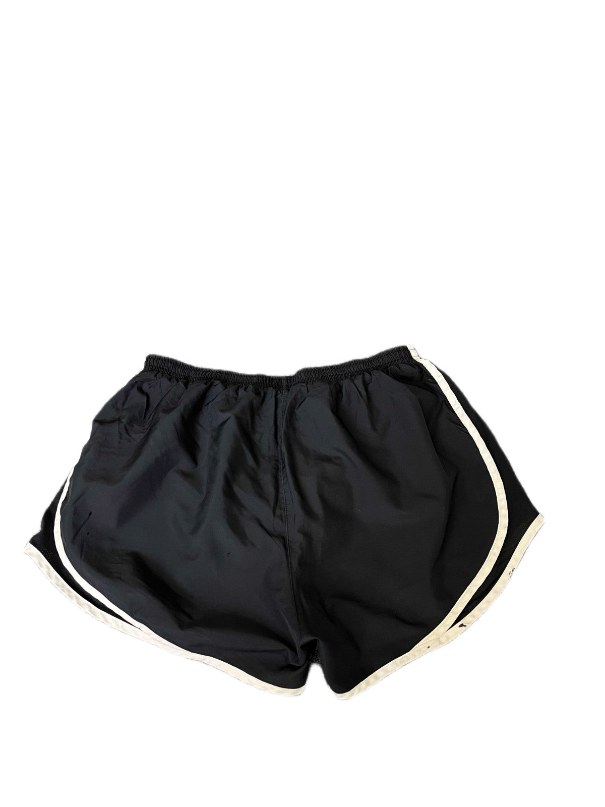 Nike Dri-FIT Running Athletic Shorts Fits as Women S 28" Waist Black Dolphin Hem