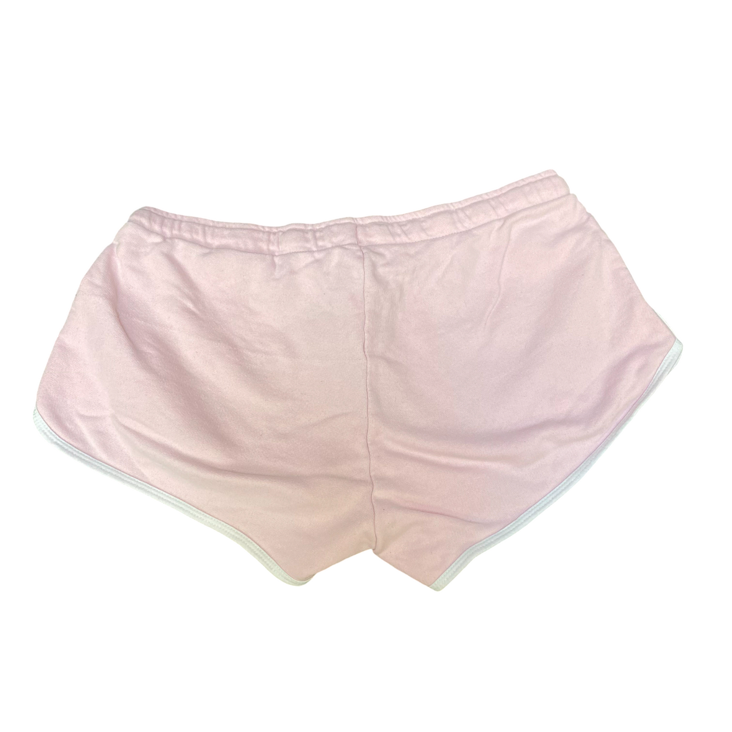 Running Sprinter Shorts Womens XL Pink Stretch Athletic Fit Training Dolphin Hem