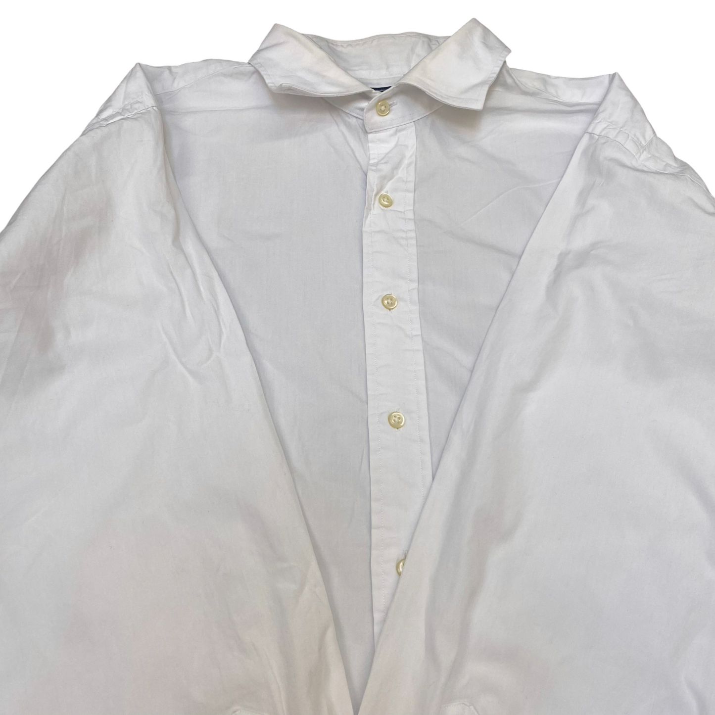 Polo Ralph Lauren Formal Shirt Mens XL White Classic Fit Long Sleeve Button Down