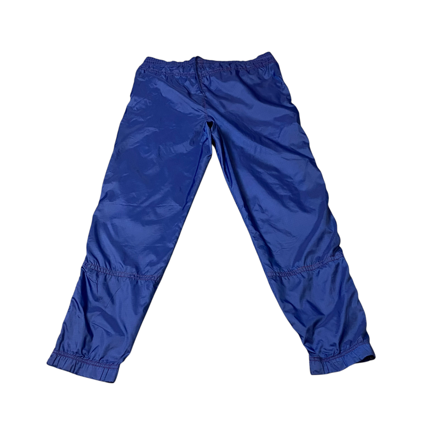 Nike Joggers Mens Small Blue Thermal Lined Swoosh Logo Elastic Waist Track Pants