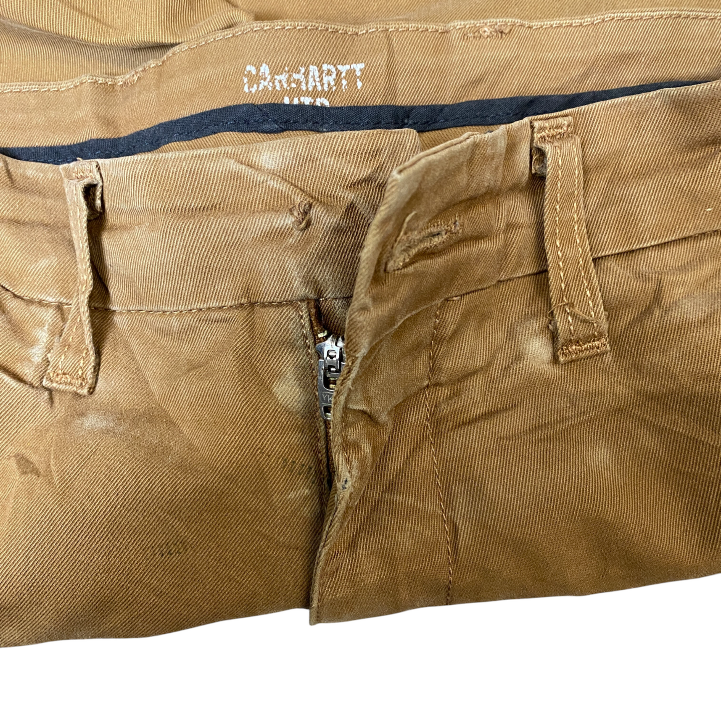 Carhartt WIP Sid Pants Mens Medium Brown Workwear Comfort Stretch High Waisted