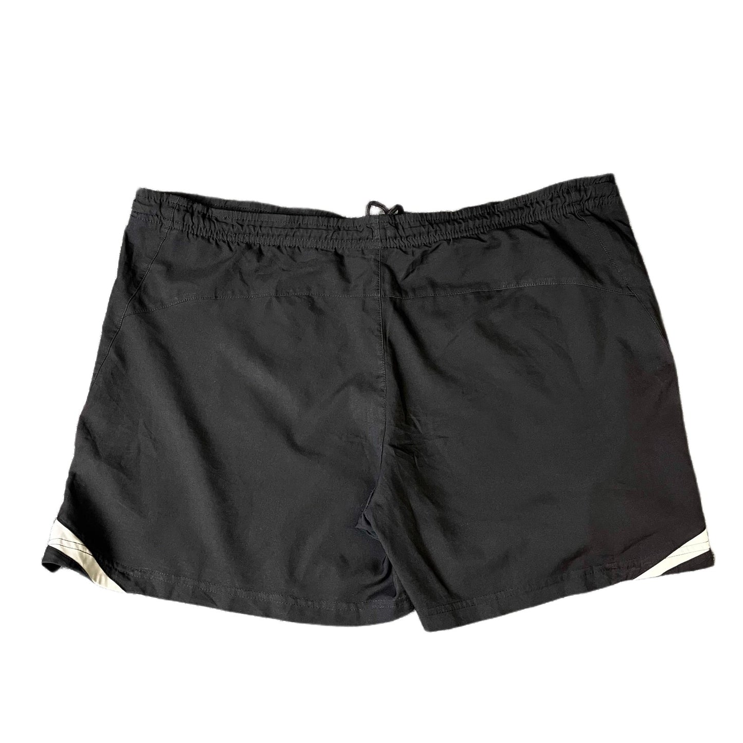 Nike Athletic Shorts Fits as Womens 2XL 39" Waist Black Performance Drawstring