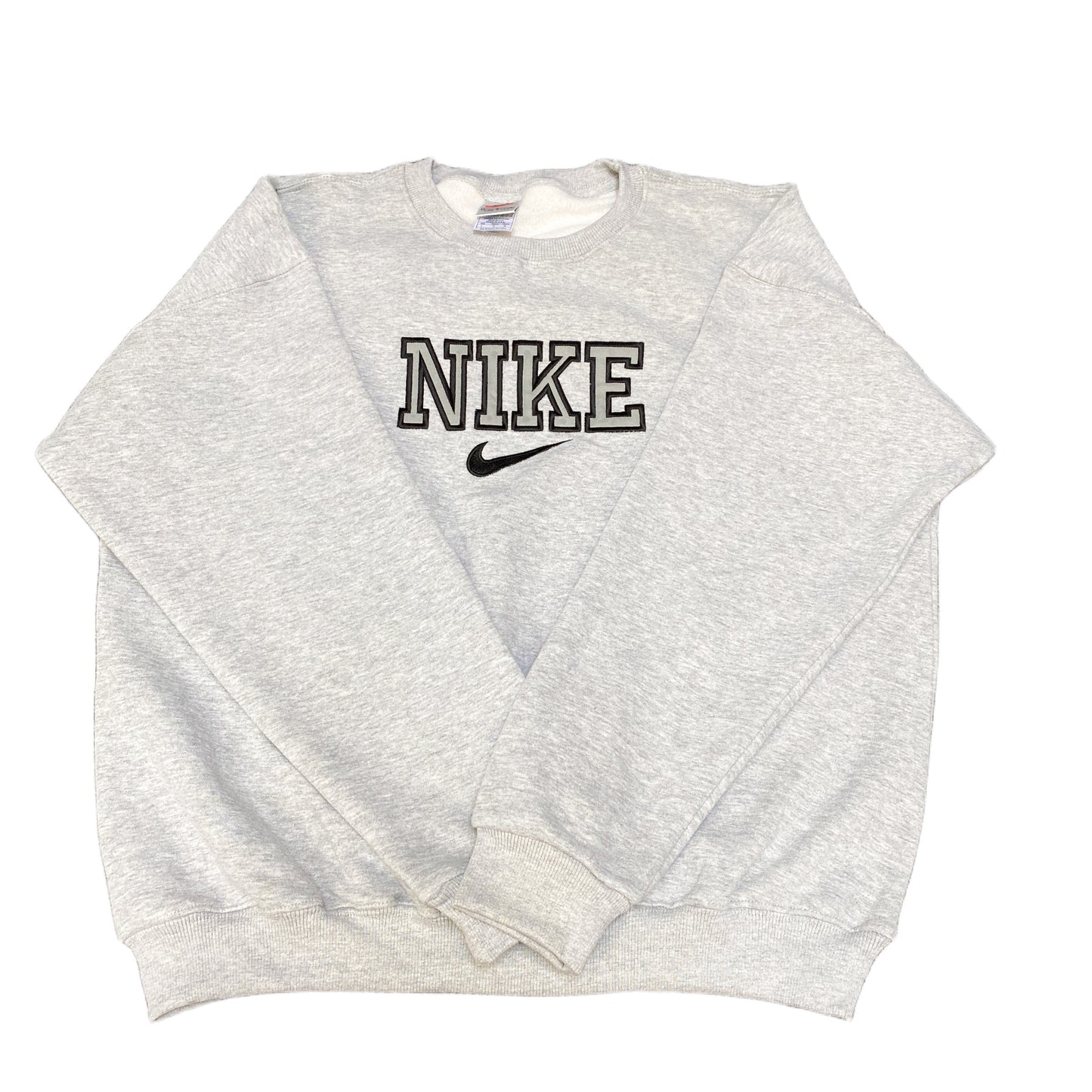 Reworked Nike Sweatshirt Preowned Embroidered Spellout Logo Sizes and Colours