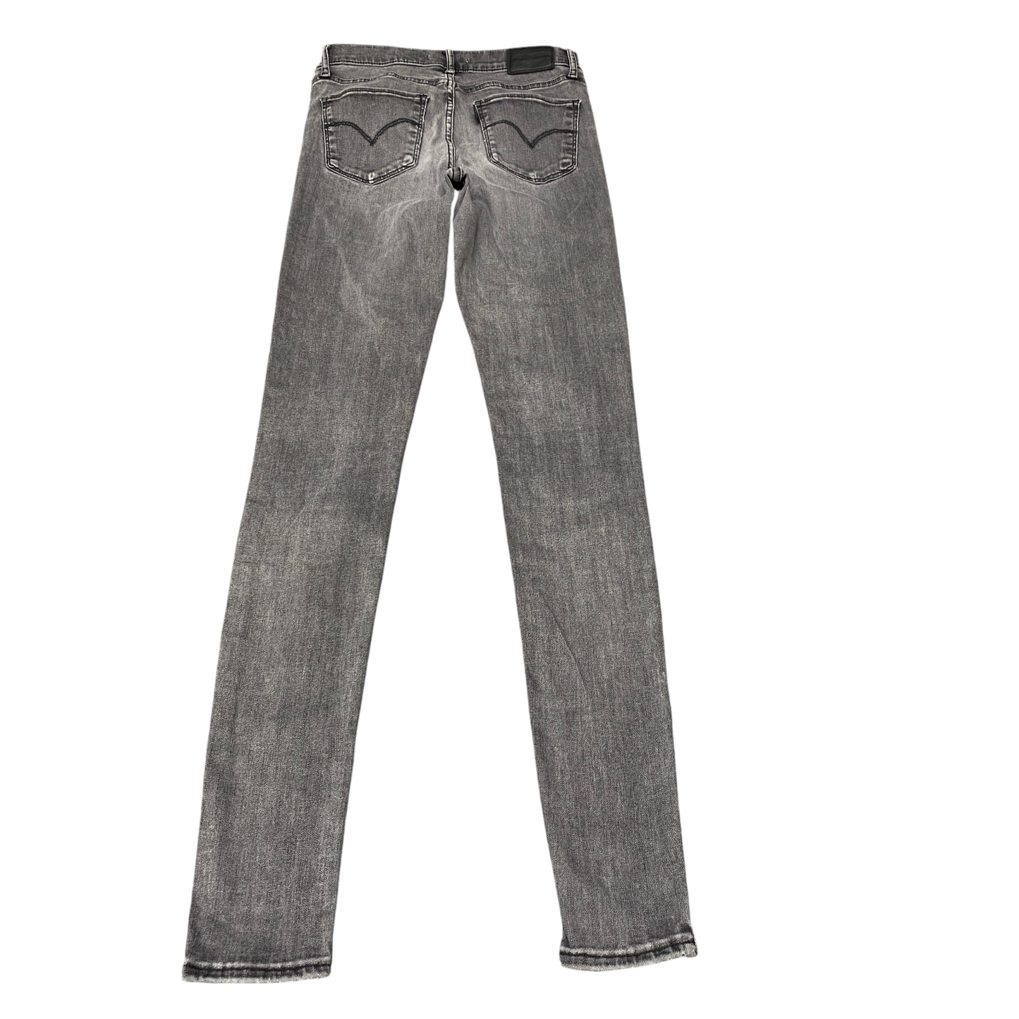 Levi's Jeans Womens 27" Waist Grey Premium Red Tab 720 High Rise Super Skinny