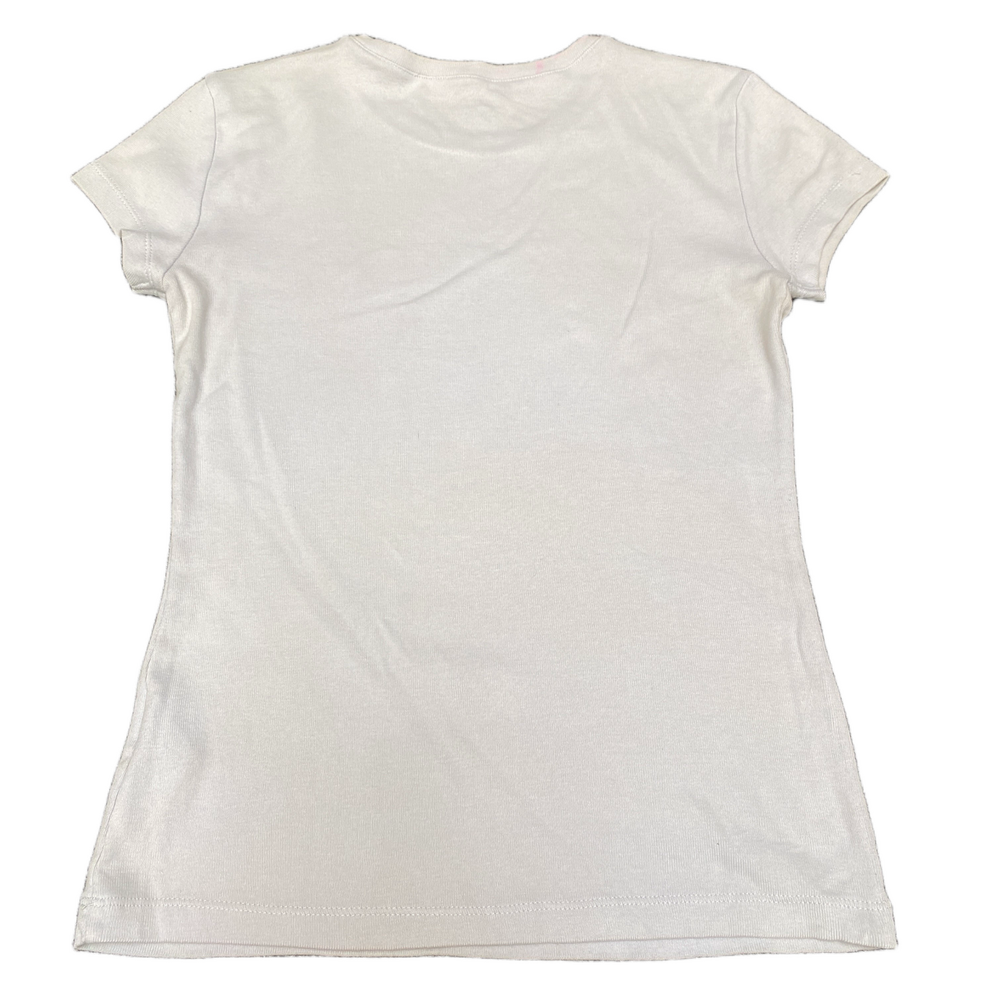 Tommy Hilfiger T-Shirt Girls Small White Short Sleeve Crew Neck Pullover Tee
