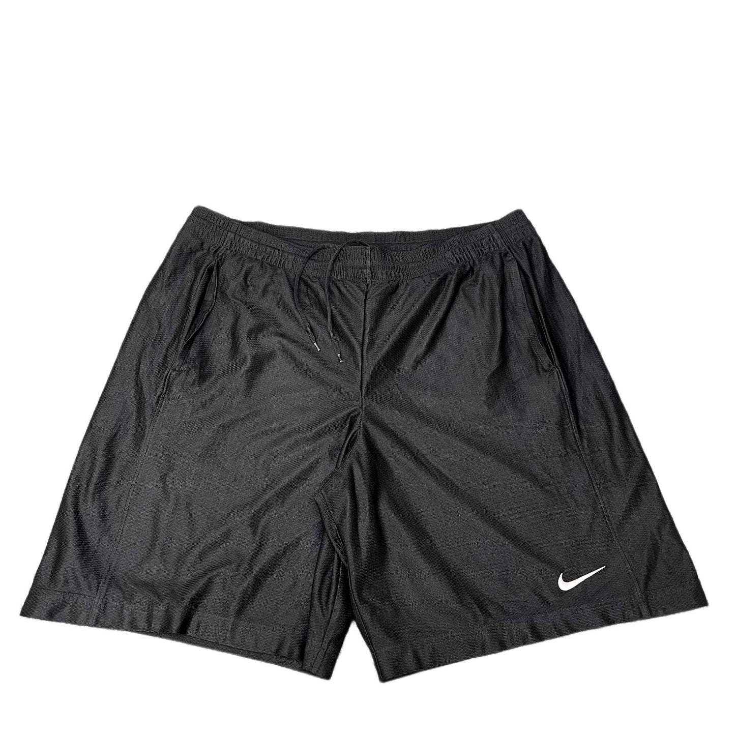 Nike Athletic Shorts Fits as Mens XL 36" Waist Black Drawstring Gym Training