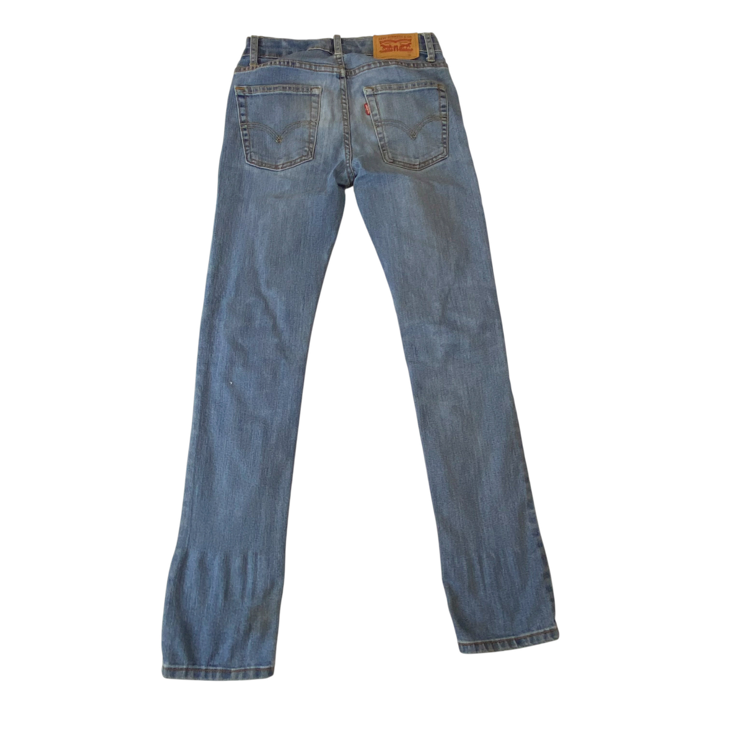 Levi's Jeans Womens 25W 27L Blue Denim 5-Pocket Red Tab Comfort 510 Skinny Leg