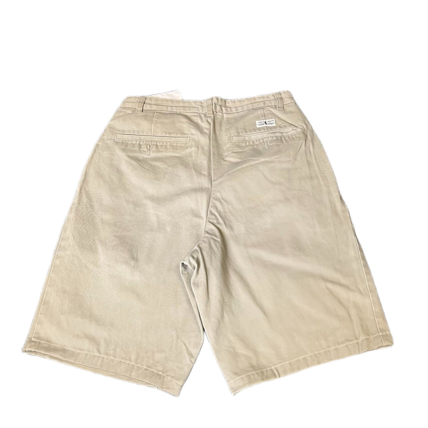 Polo Ralph Lauren Chino Shorts Fits as Mens XS 28" Waist Khaki Pleated Outdoor