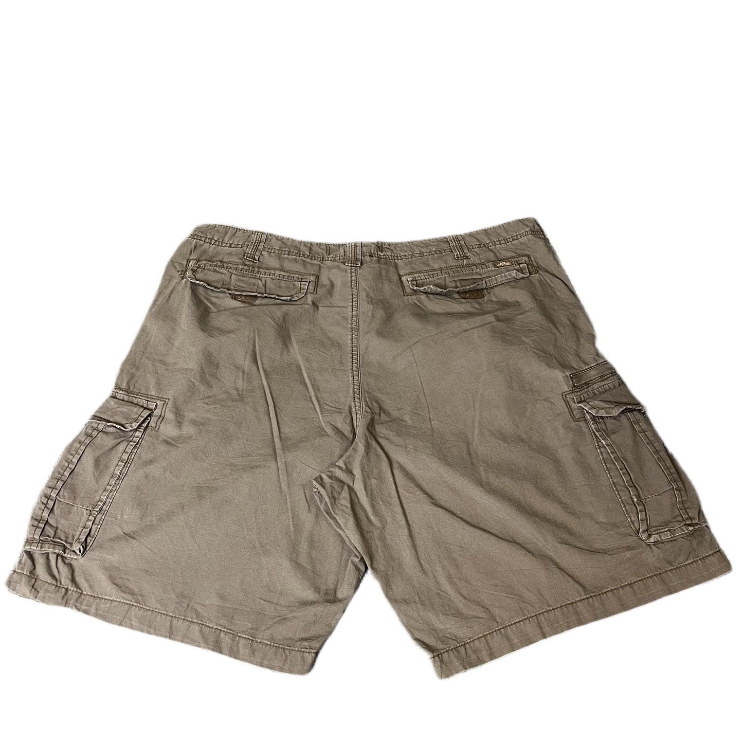 Lee Dungarees Cargo Shorts Fits as Men XL 41" Waist Brown Utility Hiking Outdoor