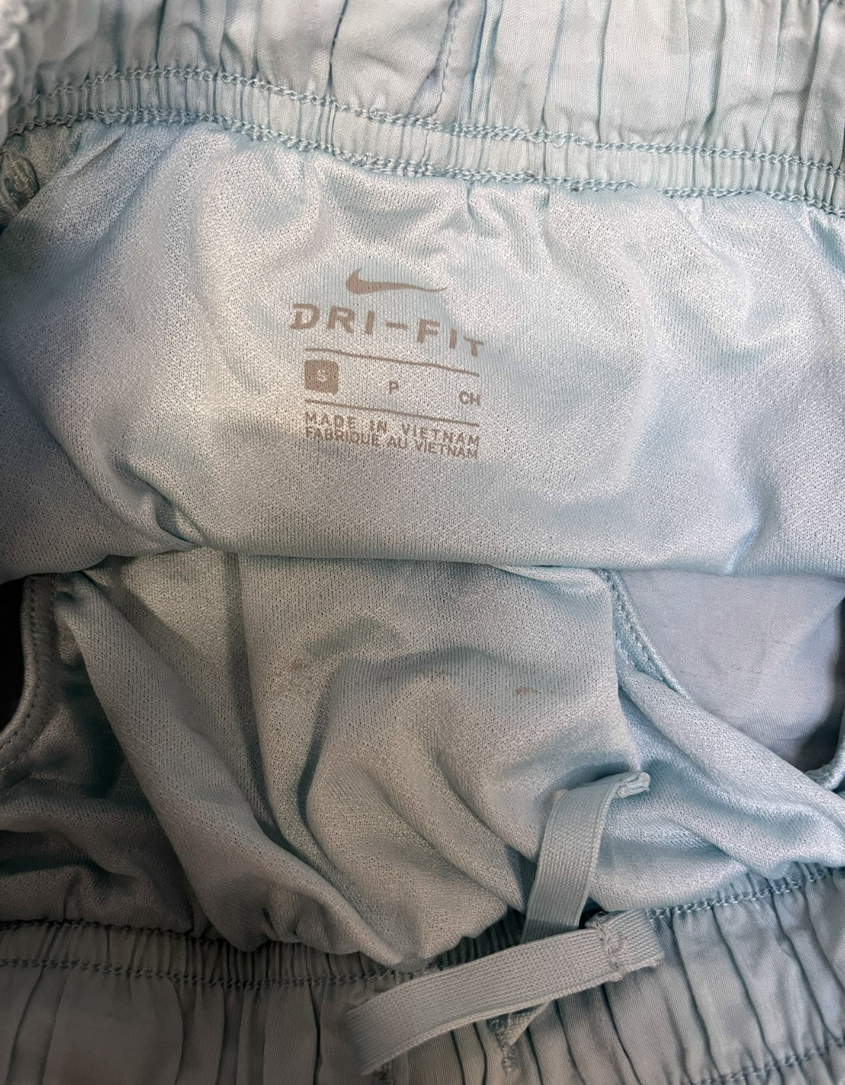 Nike Running Tempo Shorts Womens Small 24" Waist Blue Performance Dolphin Hem
