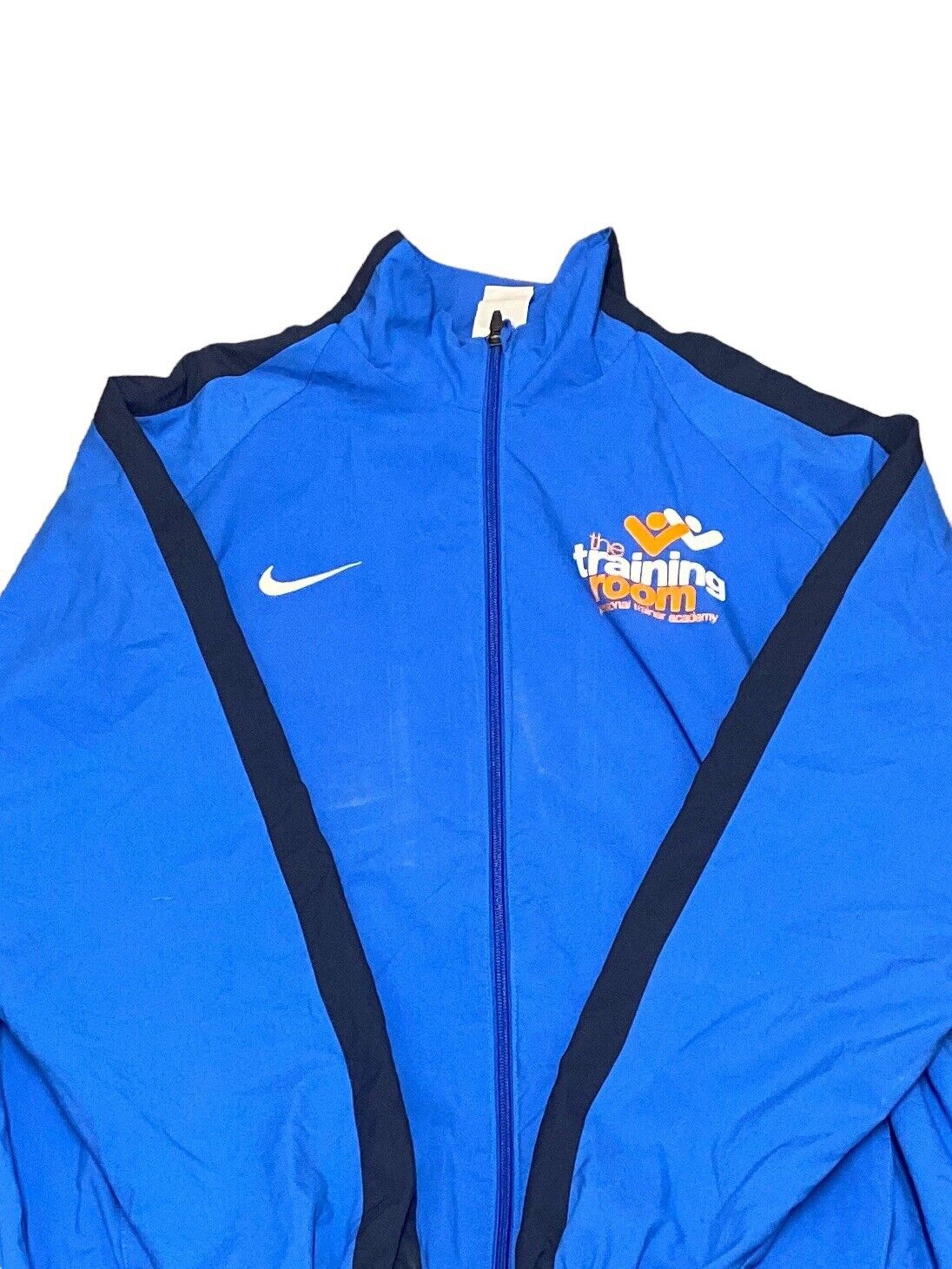 Nike Training Room Track Jacket Zip Up Blue Mens L