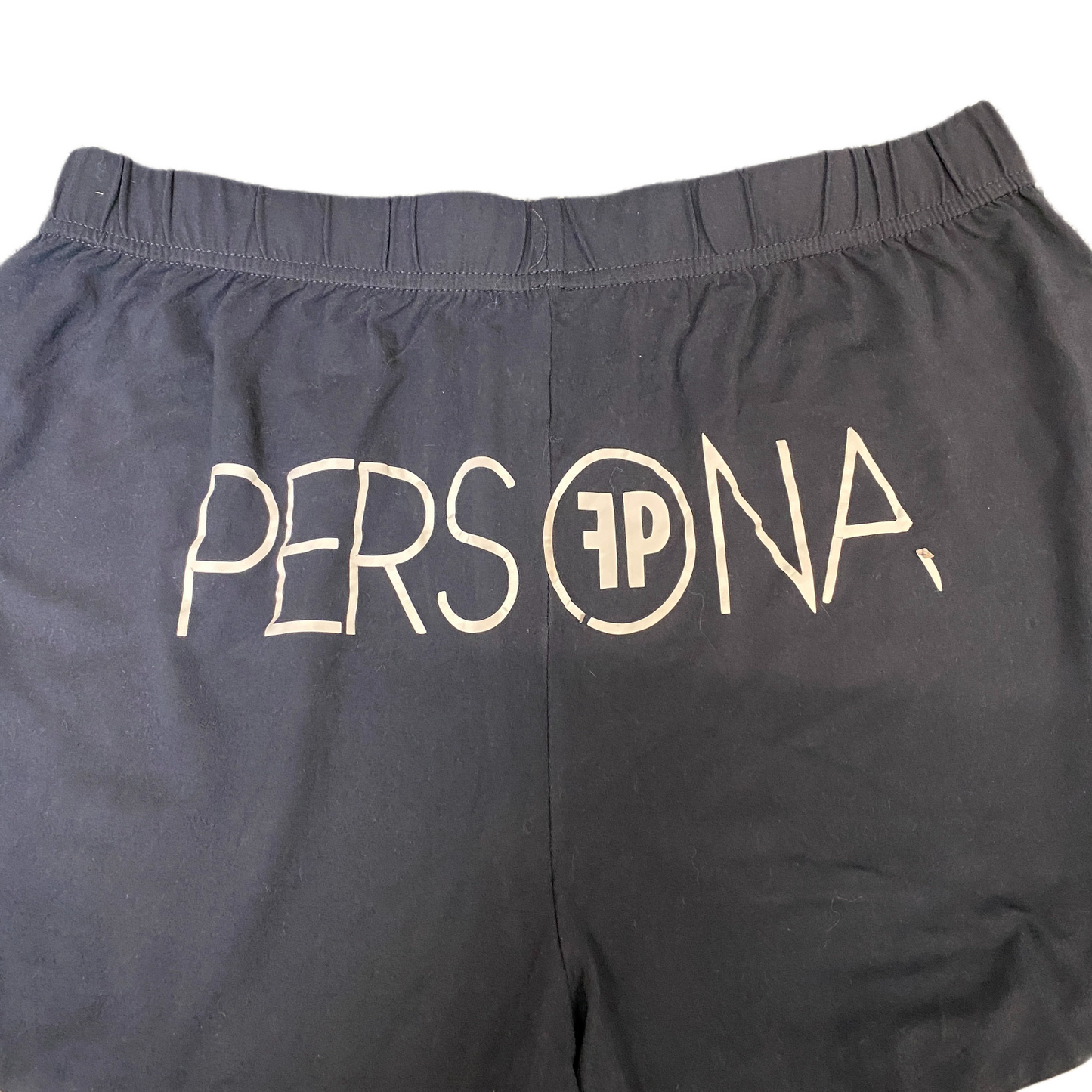 Running Sprinter Shorts Womens M 28" Waist Black White Gym Workout Dolphin Hem