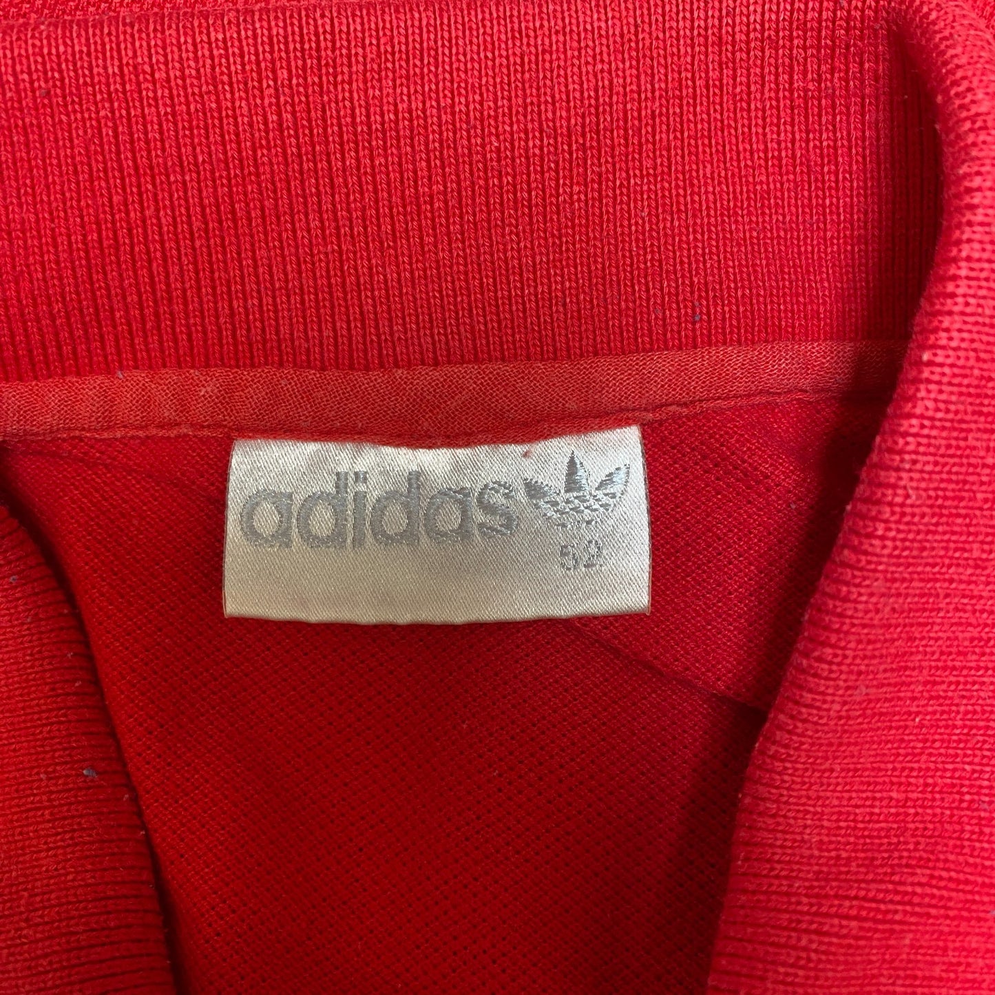 Adidas Originals Polo Shirt Mens S Red Golf Performance High Low Slit Popover
