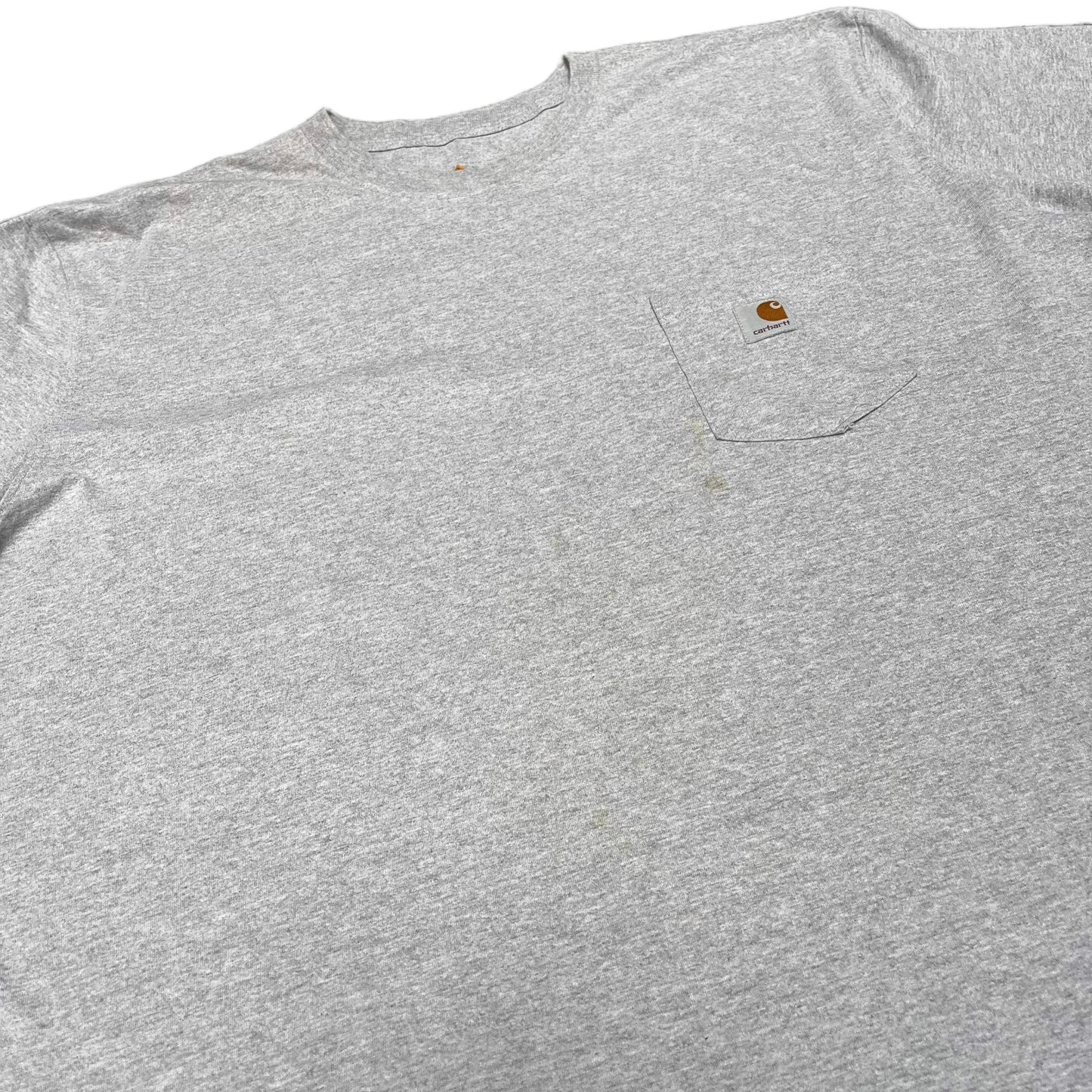 Carhartt Pocket T-Shirt Mens 2XL Grey Heather Original Fit Short Sleeve Pullover