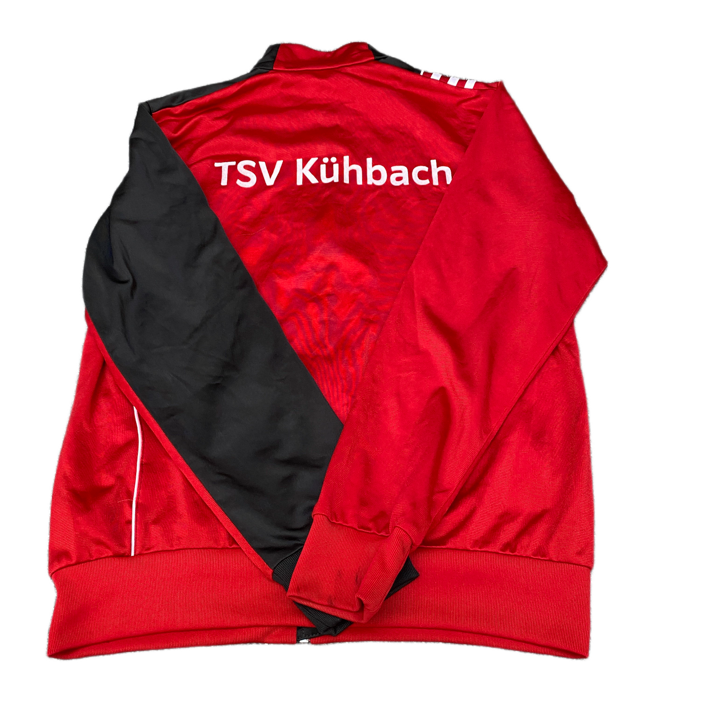 Adidas Track Jacket Mens Small Red Eine Starke Gemeinschaft Logo Full Zipper