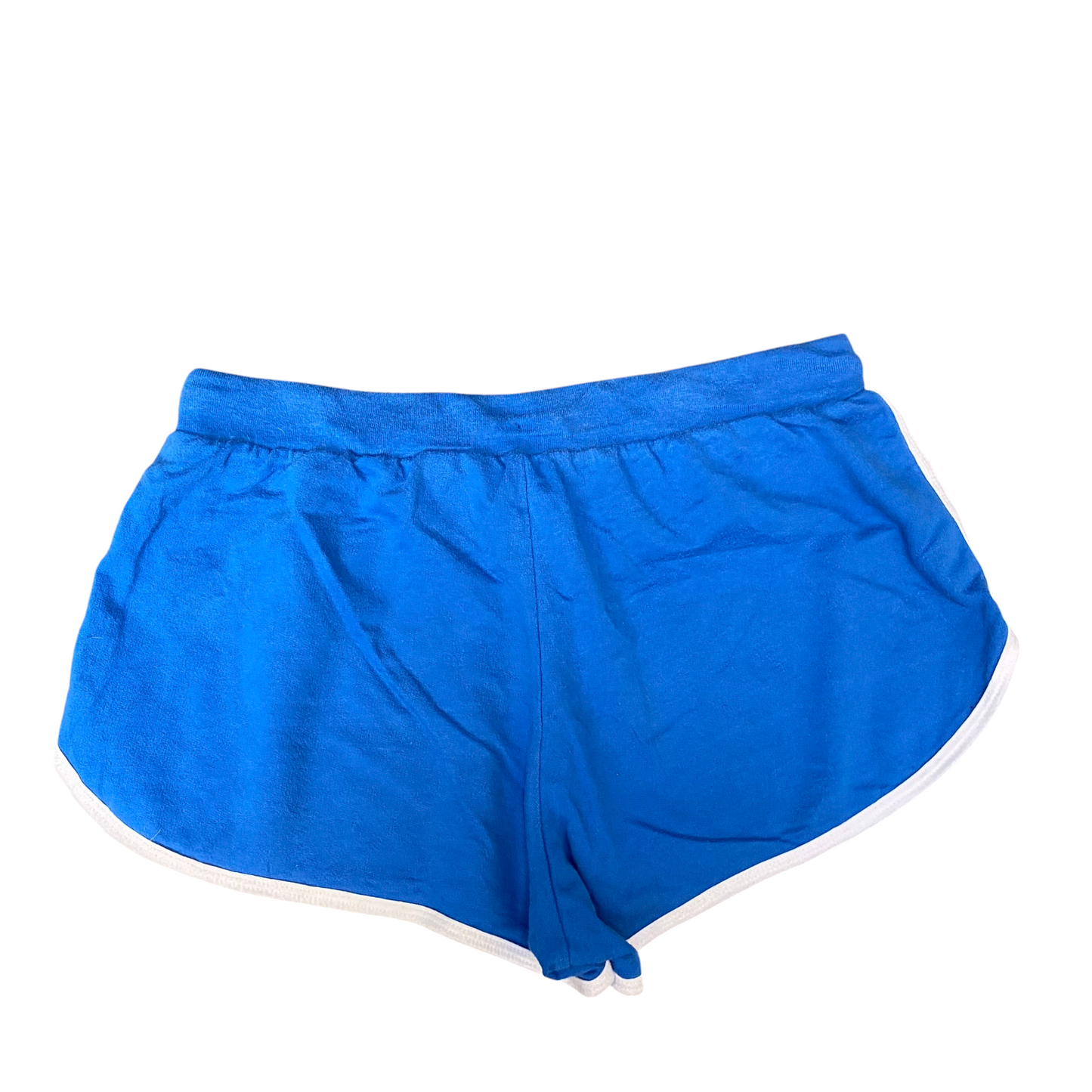 Running Sprinter Shorts Womens Medium Royal Blue Gym Drawstring Elastic Waist