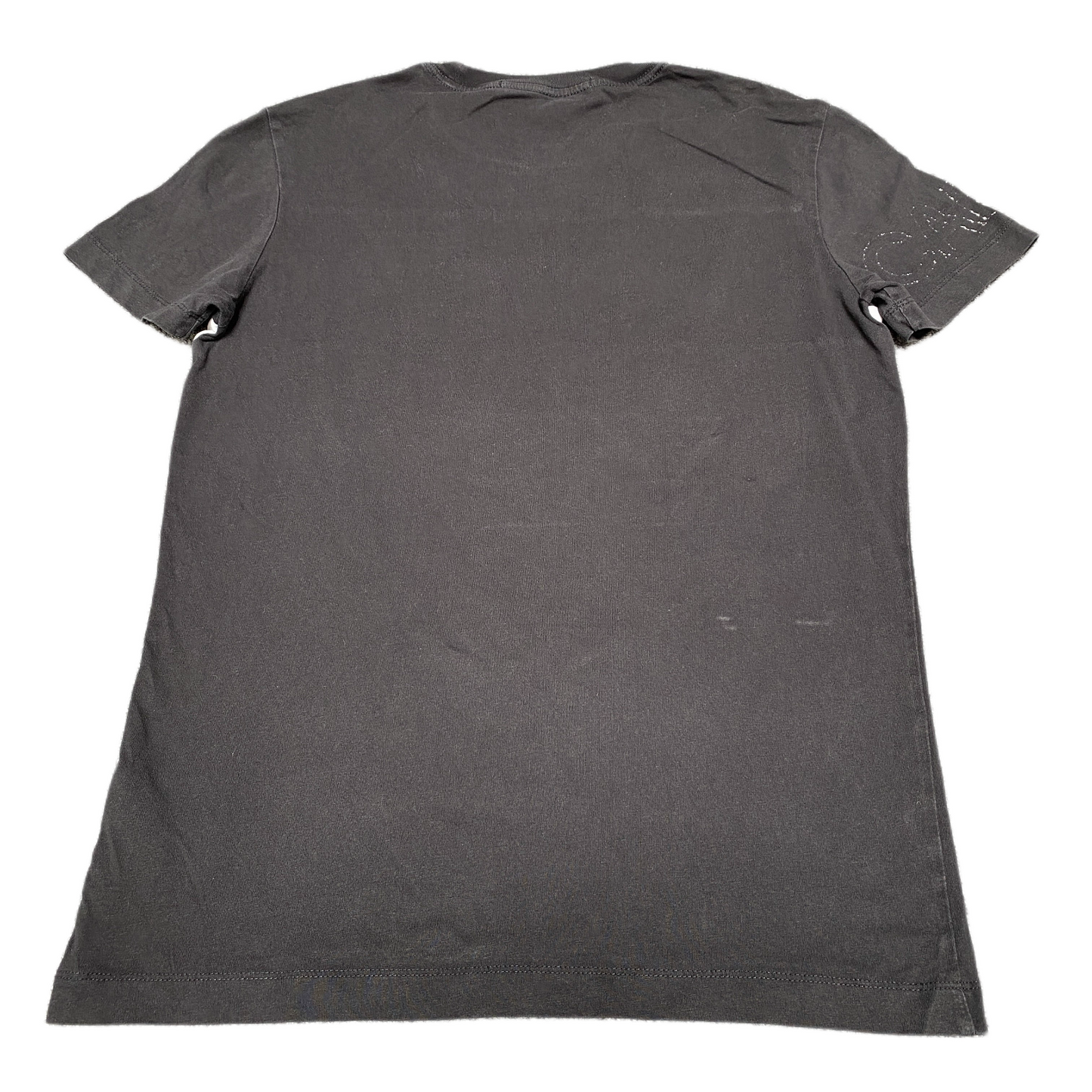 Calvin Klein T-Shirt Mens Small Black White Graphic Logo Crew Neck Pullover Tee