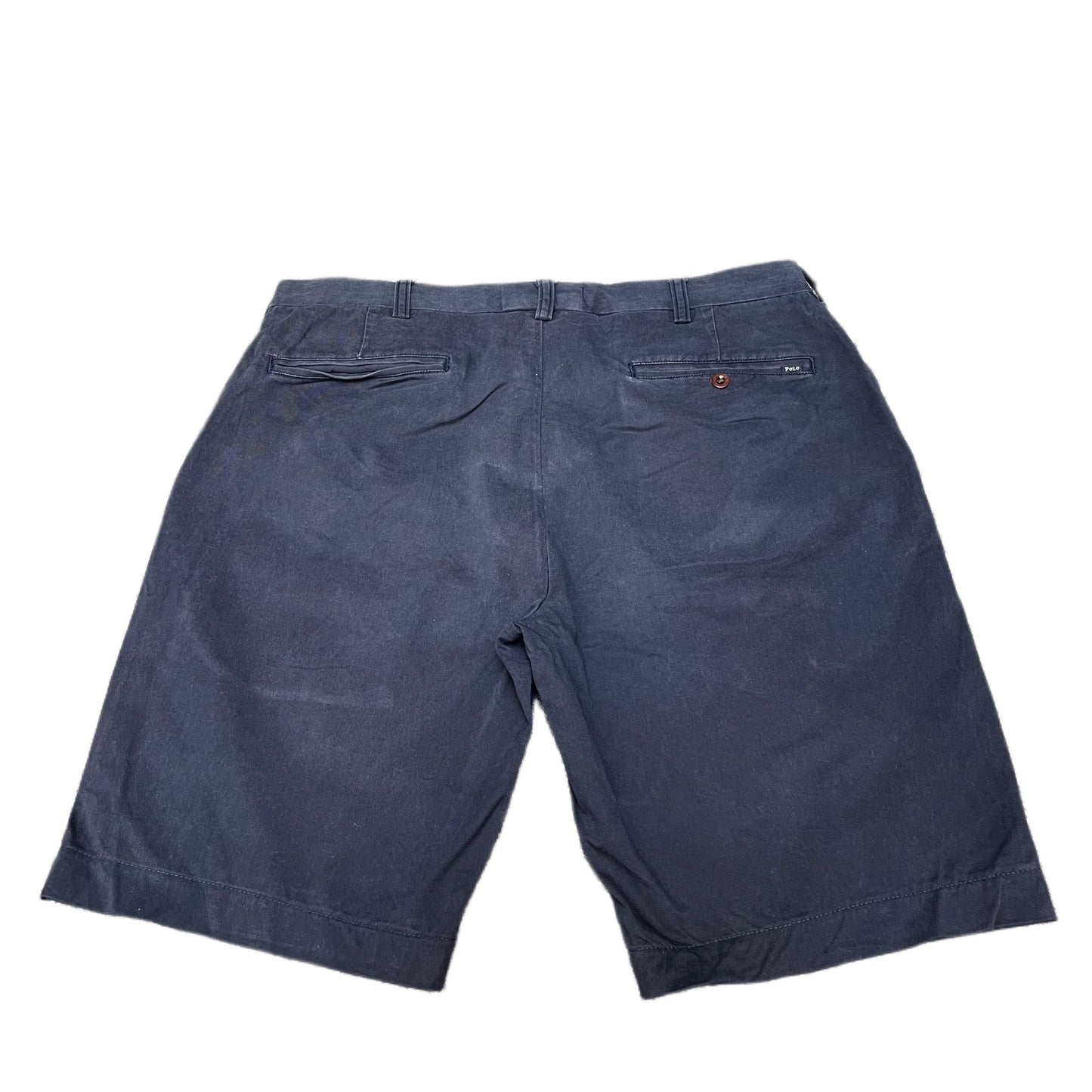 Polo Ralph Lauren Chino Shorts Fits as Mens XL 37" Waist Navy Flat Front Outdoor