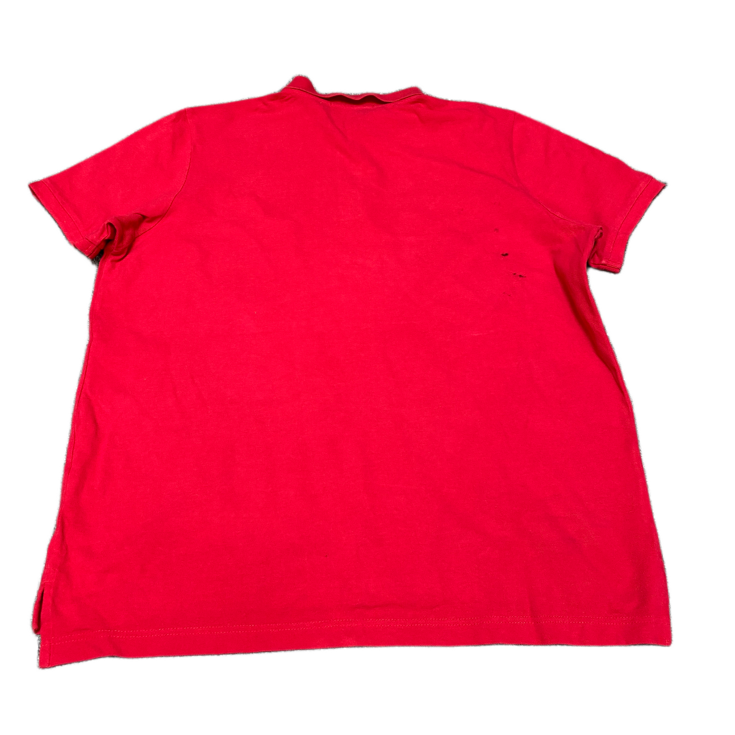 U.S. Polo Assn. Polo Shirt Mens XL Red Pony Logo Golf Performance Side Slit