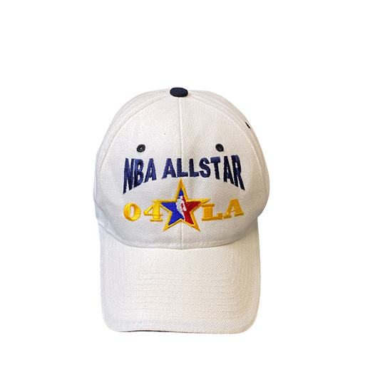 NBA All-Star Baseball Cap Mens One Size White Spellout Adjustable Strapback Hat