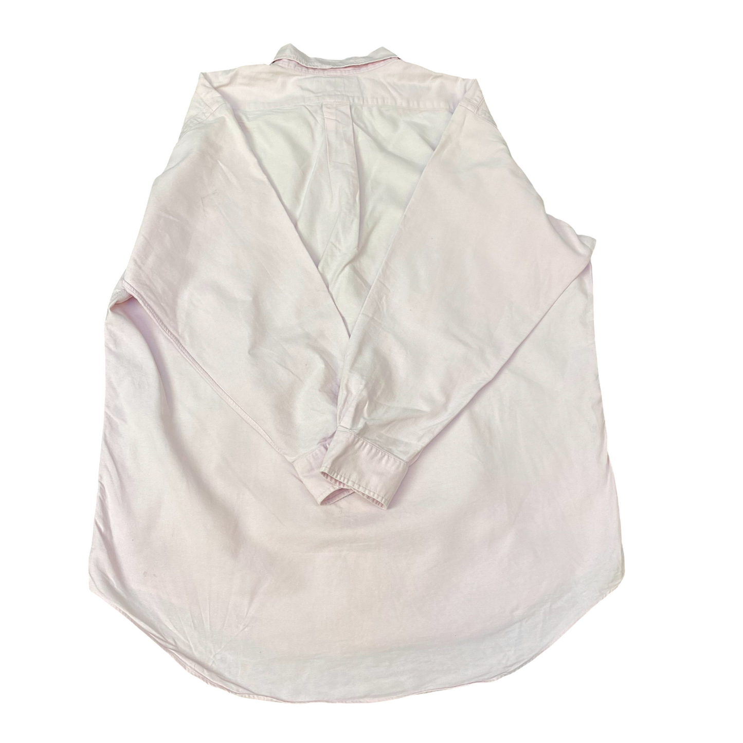 Ralph Lauren Formal Shirt Mens L Pink Yarmouth Long Sleeve Pony Button Down