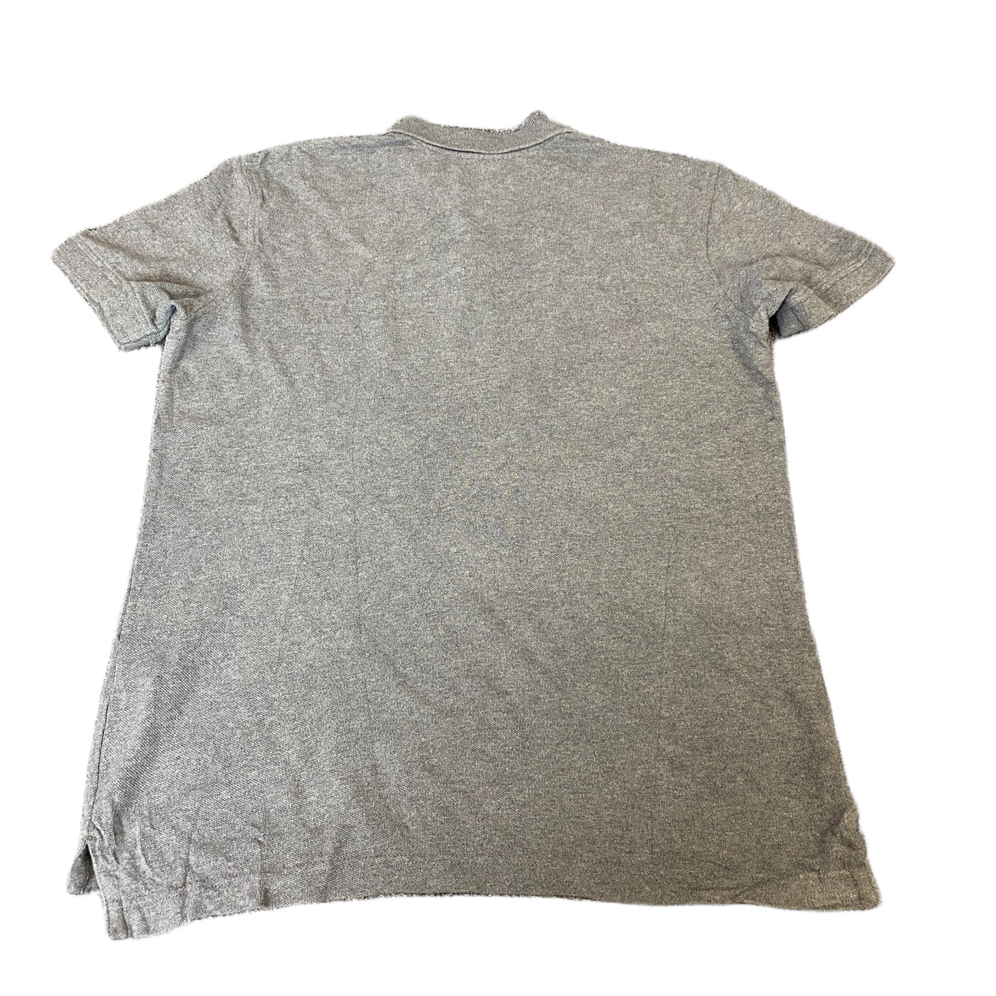 Levi's Polo Shirt Men Small Grey Golf Performance High Low Slit Collared Popover