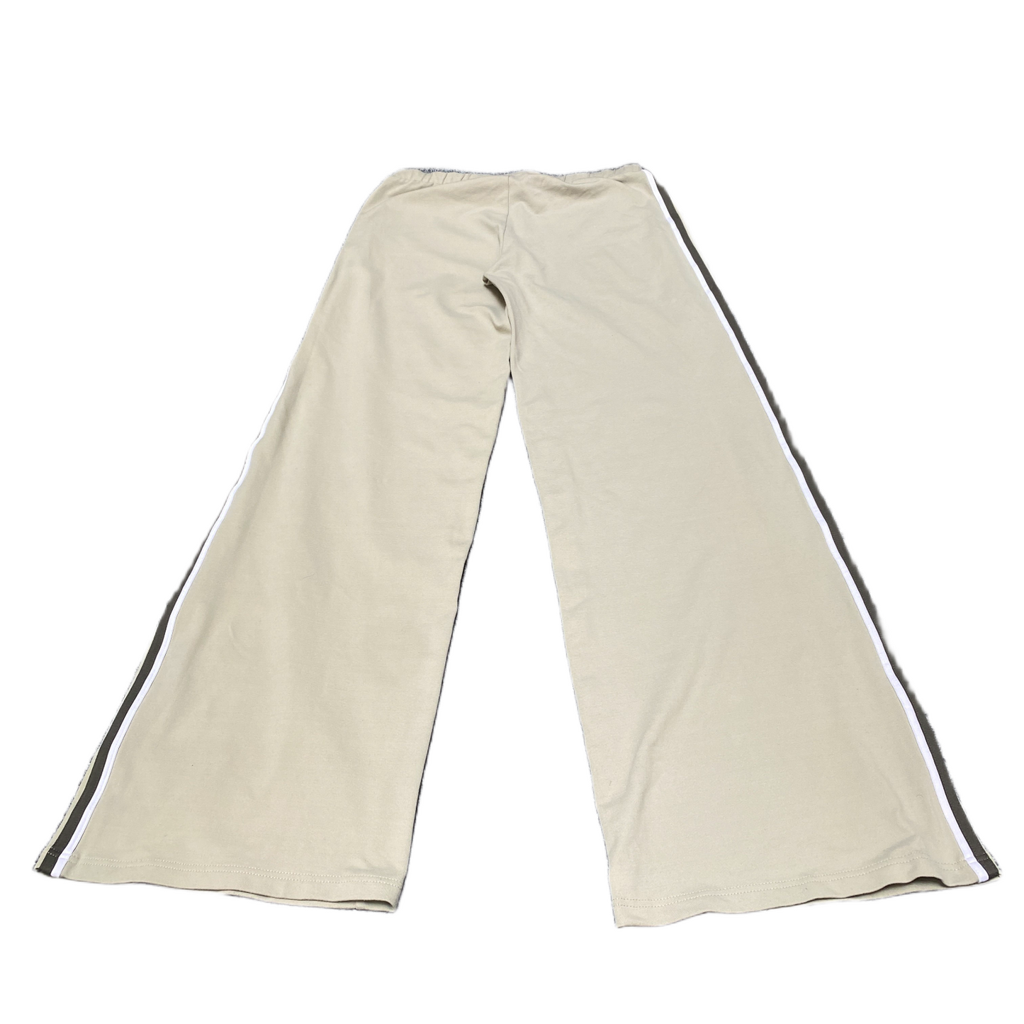 Venice Beach Activewear Joggers Fits as Women 28" Waist Ivory Wide Leg Trouser