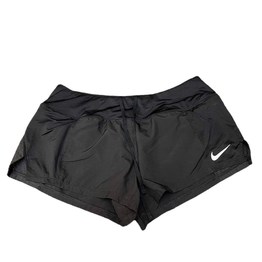 Nike Dri-FIT Athletic Running Shorts Fits as Womens L 32" Waist Black Drawstring