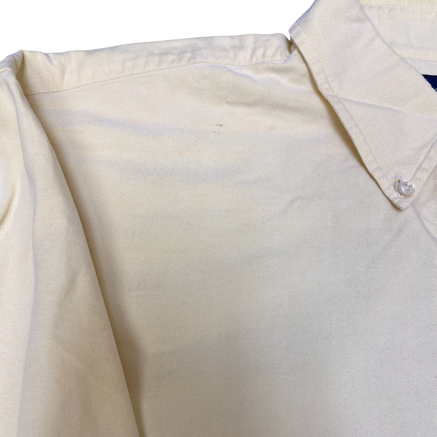 Ralph Lauren Formal Shirt Mens XL Yellow Yarmouth Long Sleeve Pony Button Down