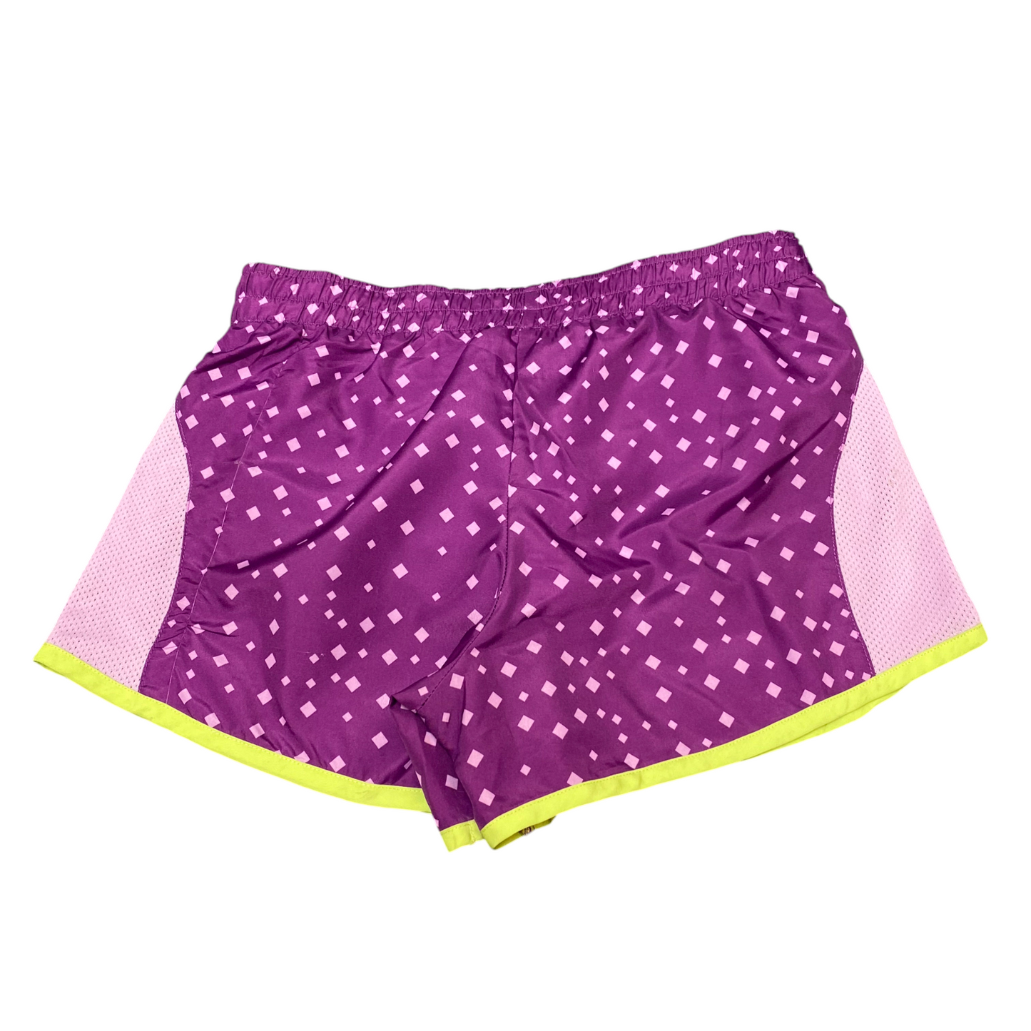 Running Sprinter Shorts Women Large Two Tone Purple Brief Lined Athletic Workout