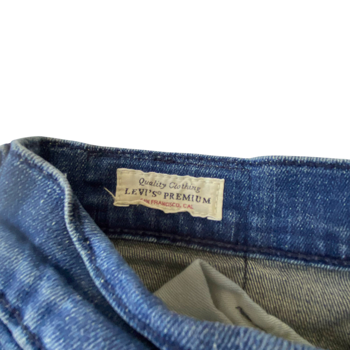 Levi's Jeans Womens 29W 30L Blue Denim Premium Red Tab Comfort Fit Skinny Leg