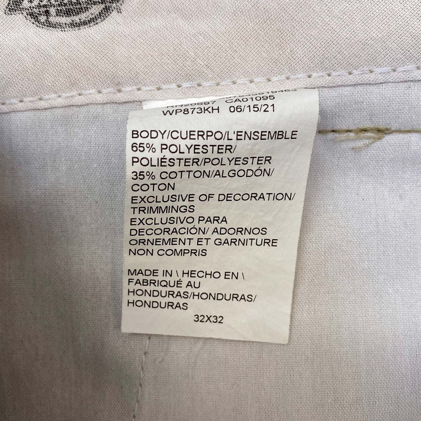 Dickies Trousers Mens Large Beige Straight Fit Slash Pockets Workwear Outdoor
