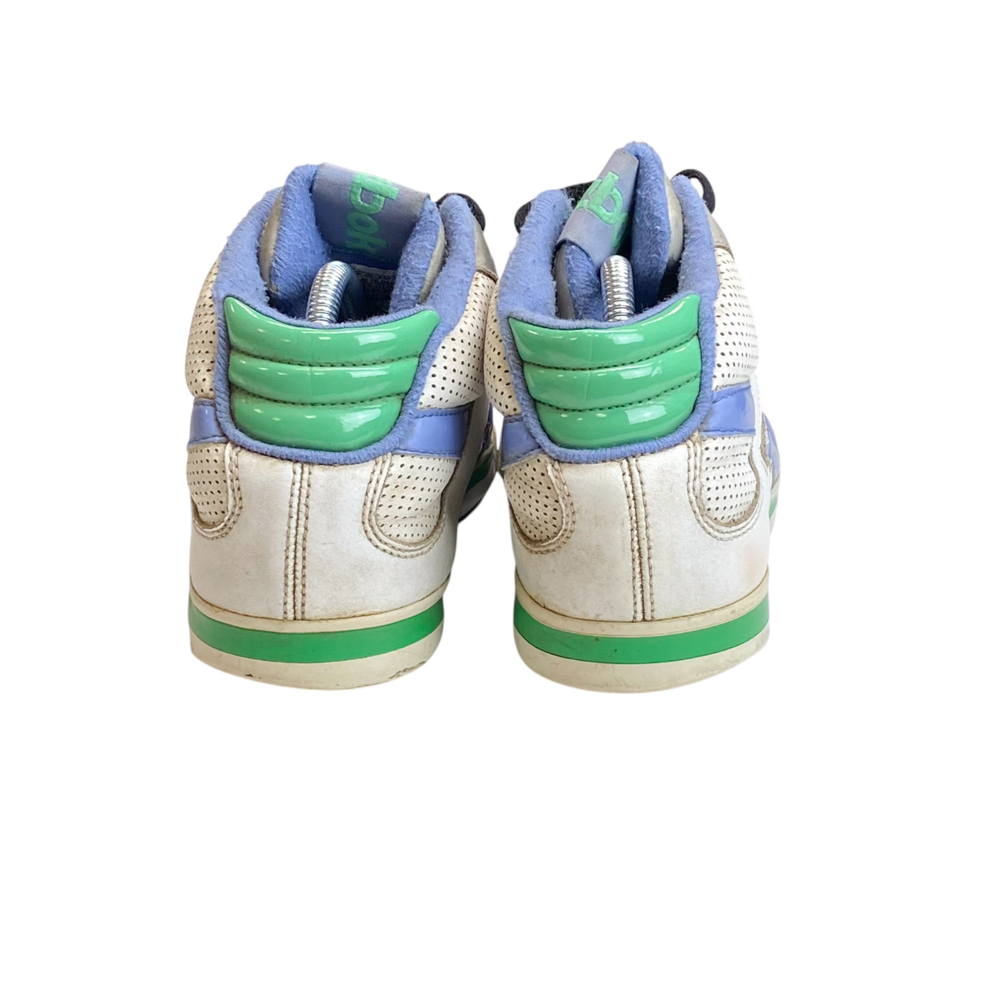 Reebok Custom Freestyle Dance High Top Sneakers Women's UK 6.5 White Lace Up