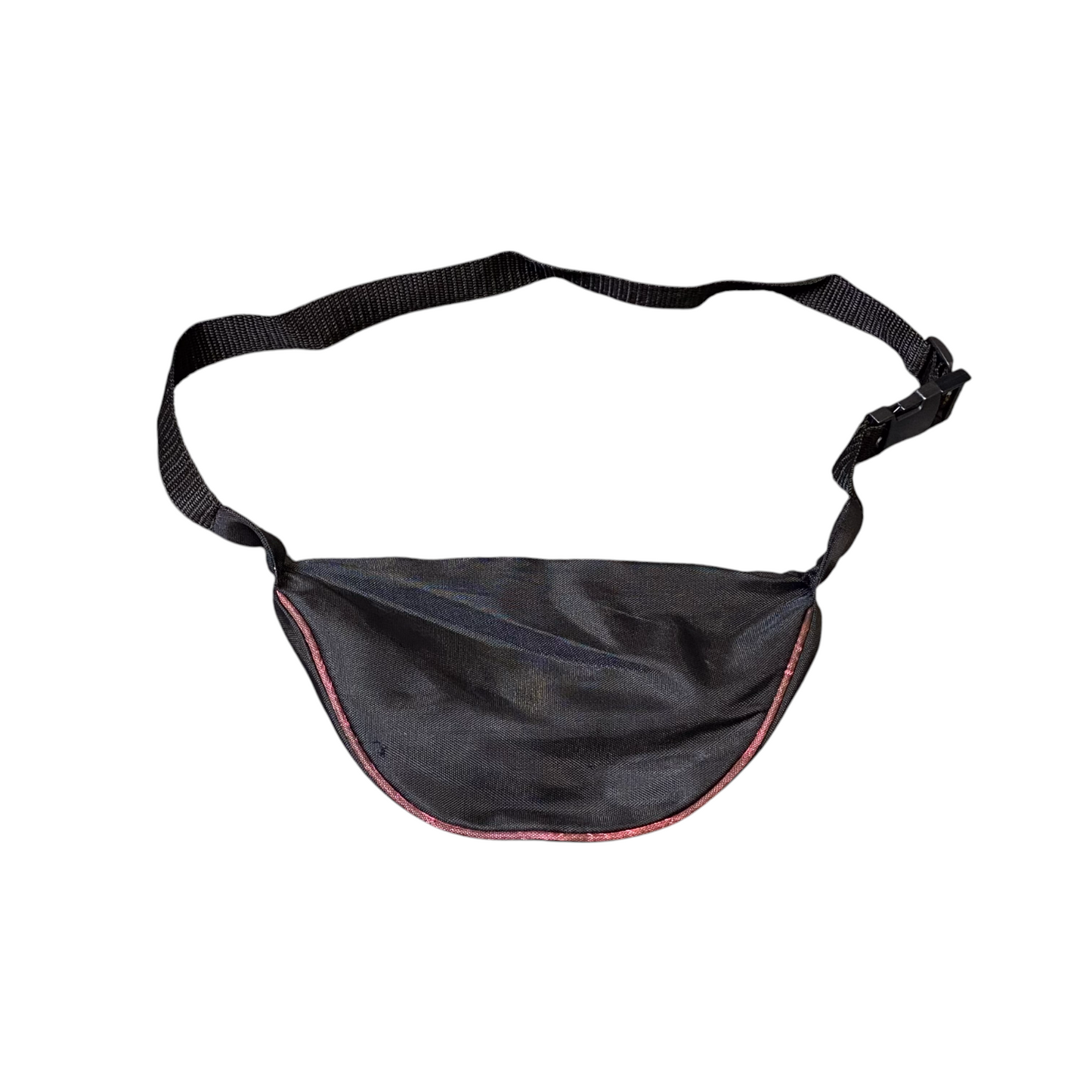 Men Women Outdoor Sports Waist Fanny Pack Bum Bag Black Adjustable Strap Zipper
