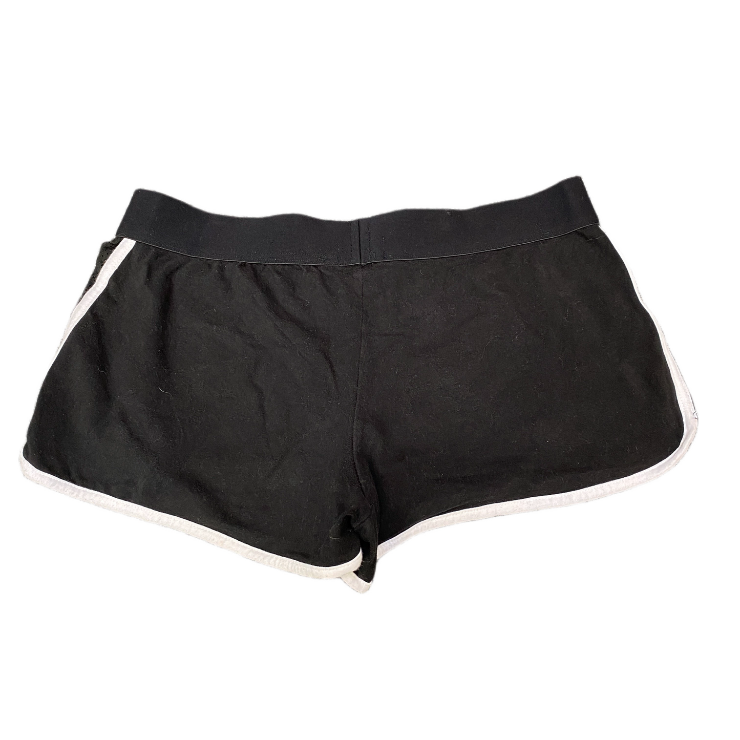 Running Sprinter Shorts Womens M 31" Waist Black Side Mesh Athletic Dolphin Hem