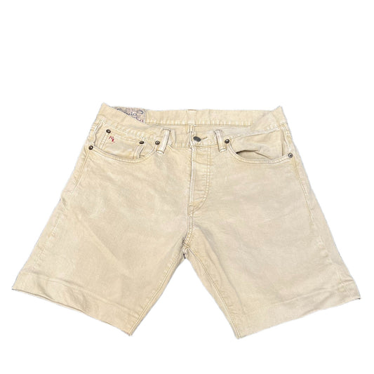 Polo Ralph Lauren Jean Shorts Fits as Men L 33" Waist Tan Denim Classic 5-Pocket