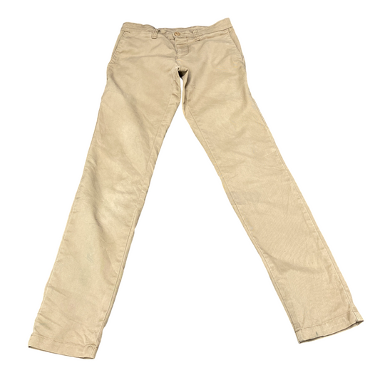 Carhartt Sid Pants Womens Medium Beige Stretch High Waisted Slim Fit Skinny Leg