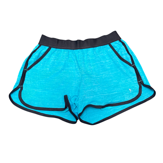 Danskin Now Running Sprinter Shorts Womens XS Blue Semi Fitted Elastic Waist