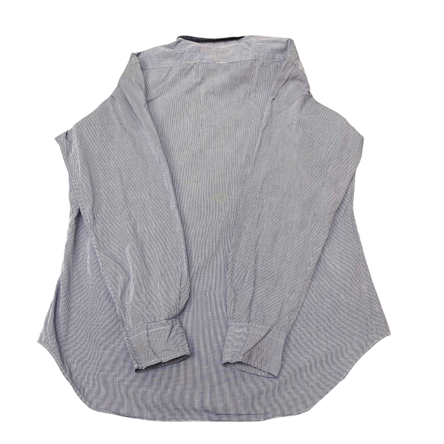 Polo Ralph Lauren Formal Shirt Mens M Blue Striped Lowell Pony Logo Button Down