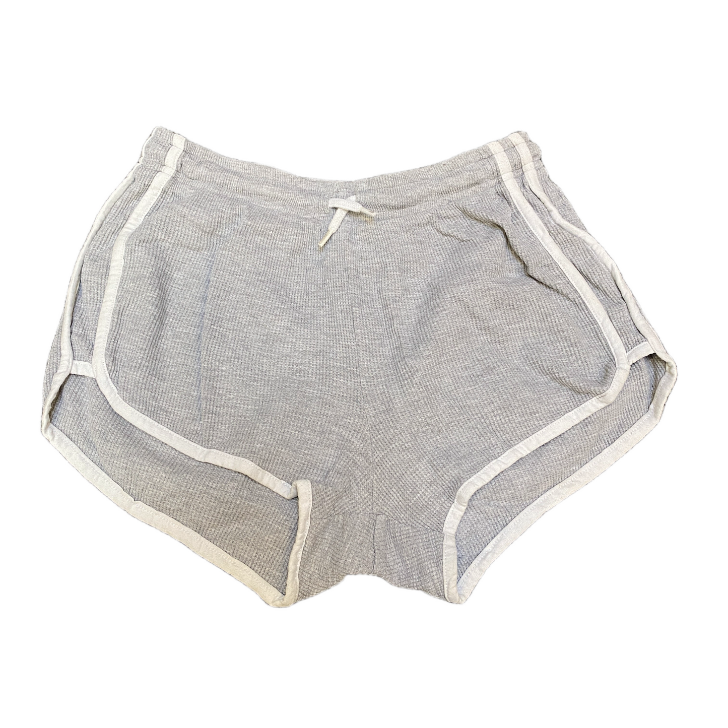 Running Sprinter Shorts WomensXS 27" Waist Grey Athletic Gym Workout Dolphin Hem