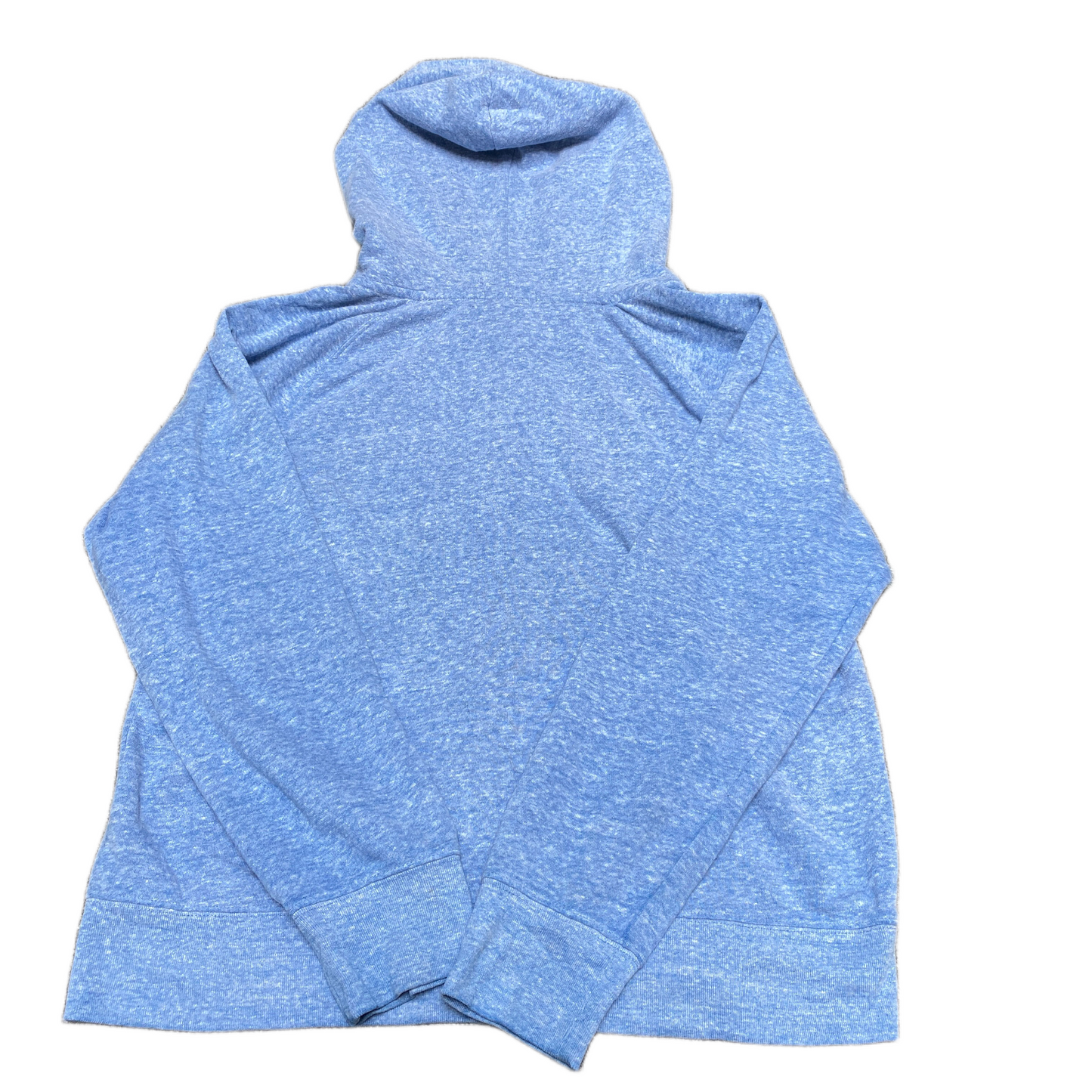 Gap Hoodie Womens Large Blue Relaxed Fit Embroidered Logo Long Sleeve Full Zip