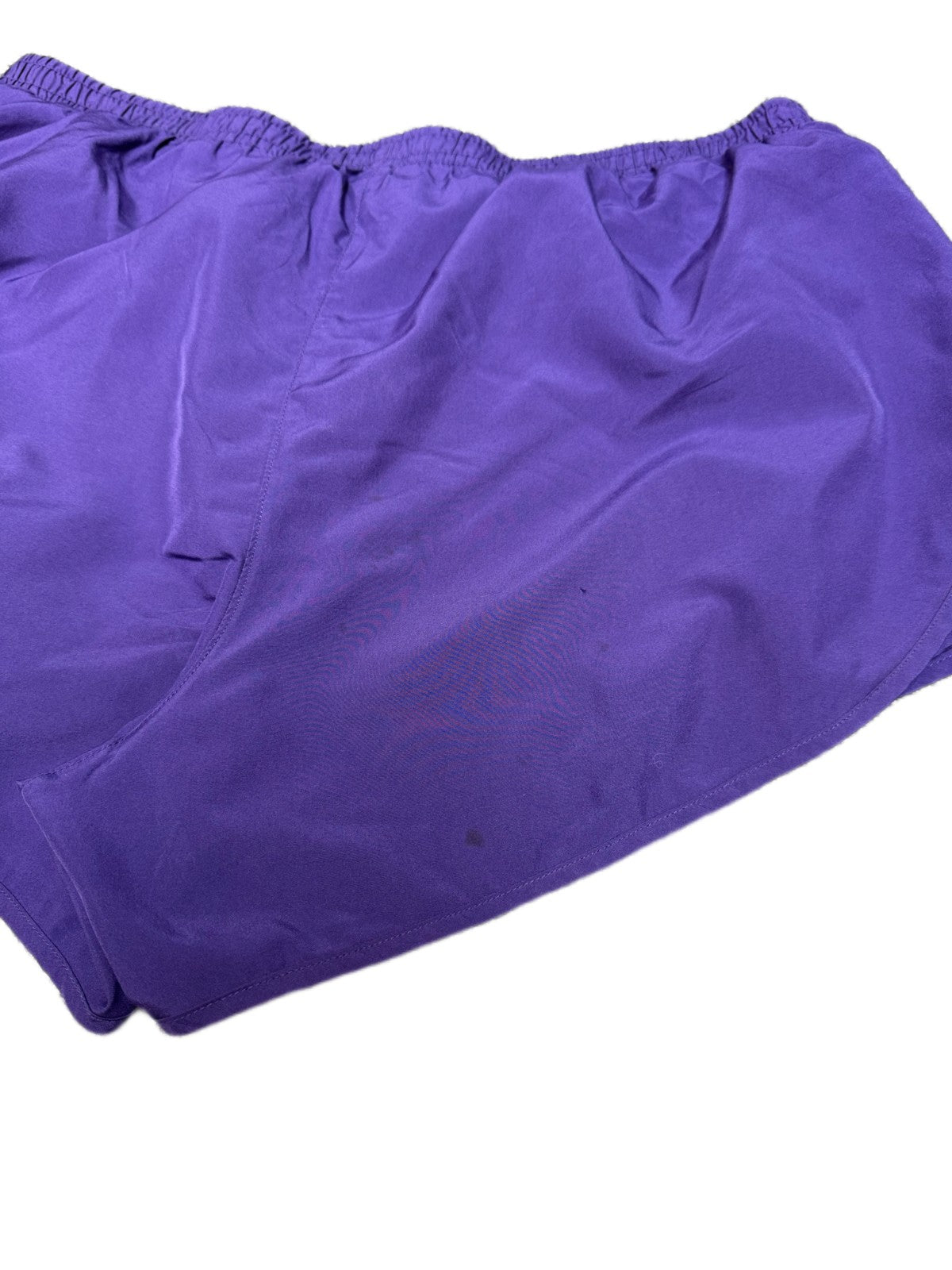 Nike Dri-FIT Running Shorts Bull Mascot Womens Large 31" Waist Purple Pull On